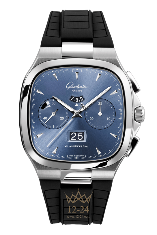 Glashutte Seventies Chronograph Panorama Date «Short clasp» 1-37-02-03-02-53