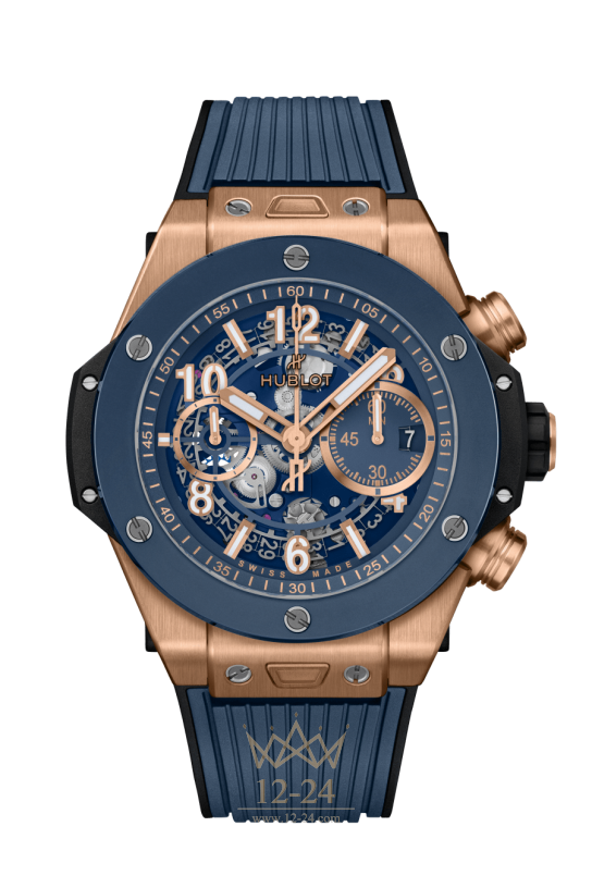 Hublot Unico King Gold Blue Ceramic 421.OL.5180.RX