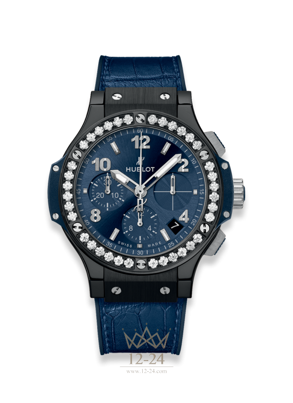 Hublot Ceramic Blue Diamonds 341.CM.7170.LR.1204