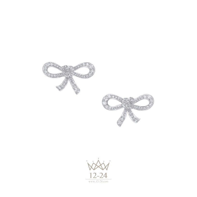 Graff Tilda's Bow Mini Diamond Stud Earrings RGE1662