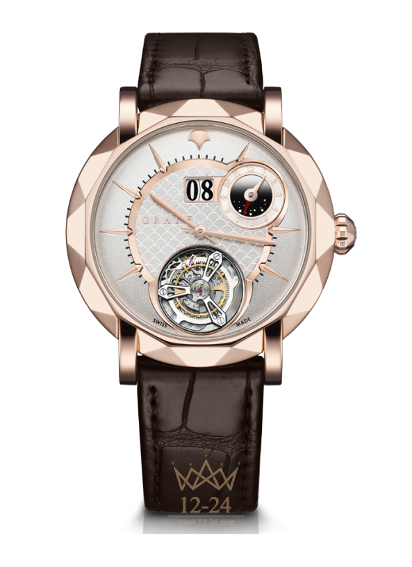 Graff MasterGraff Grand Date Dual Time Tourbillon 43mm MGUGMT43PGW