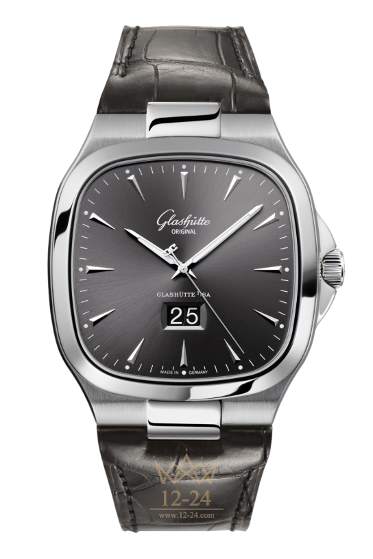 Glashutte Seventies Panorama Date «Short clasp» 2-39-47-12-12-50