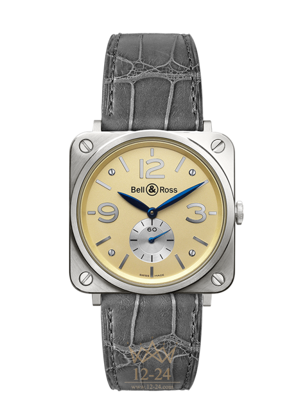 Bell &amp; Ross BR S WHITE GOLD BRS-WHGOLD-IVORY_D