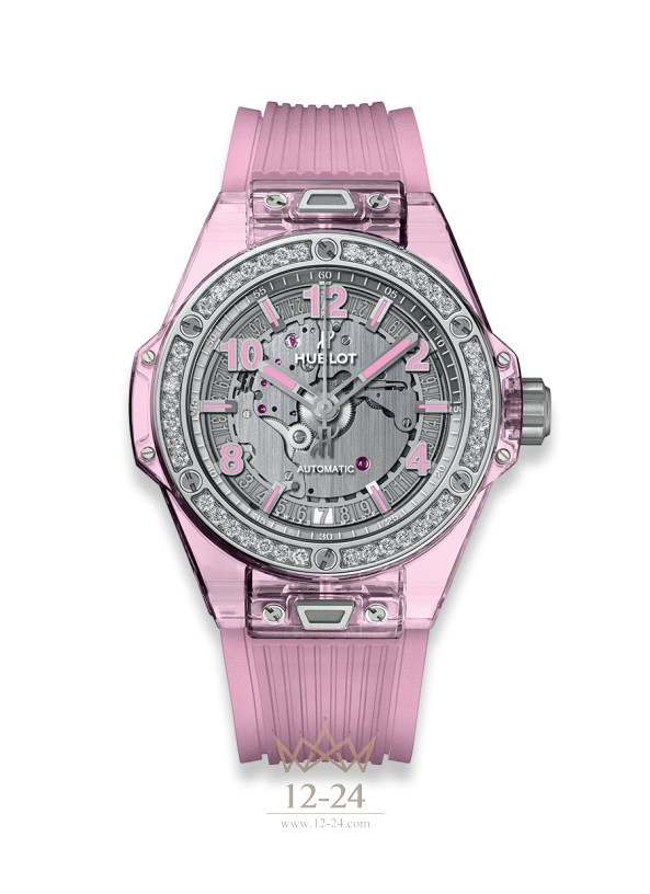 Hublot One Click Pink Sapphire Diamonds 465.JP.4802.RT.1204