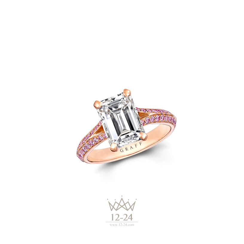 Graff Legacy Emerald Cut Legacy Emerald Cut Rose Gold