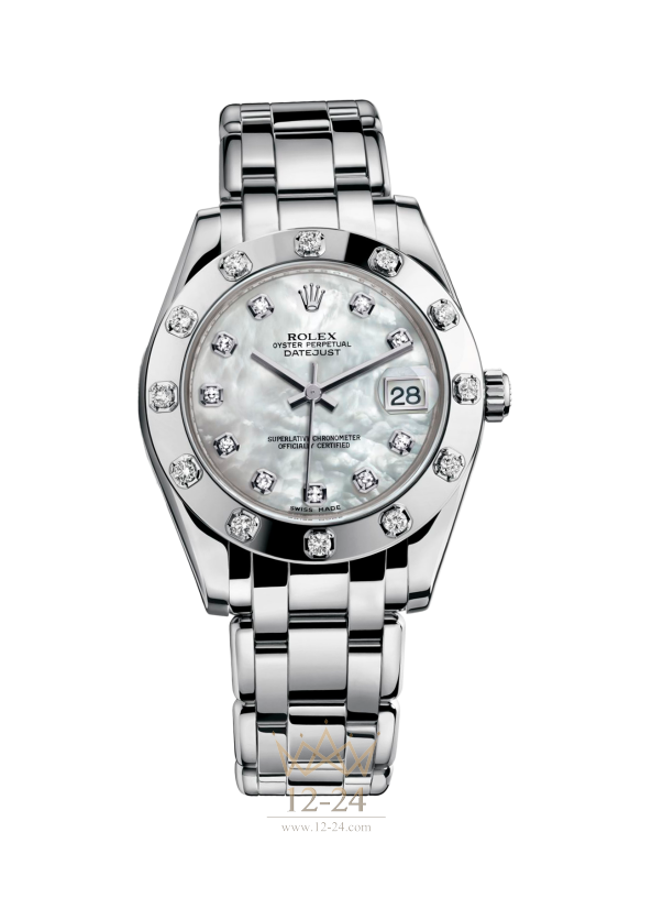 Rolex 34 мм White Gold and Diamonds 81319-0007