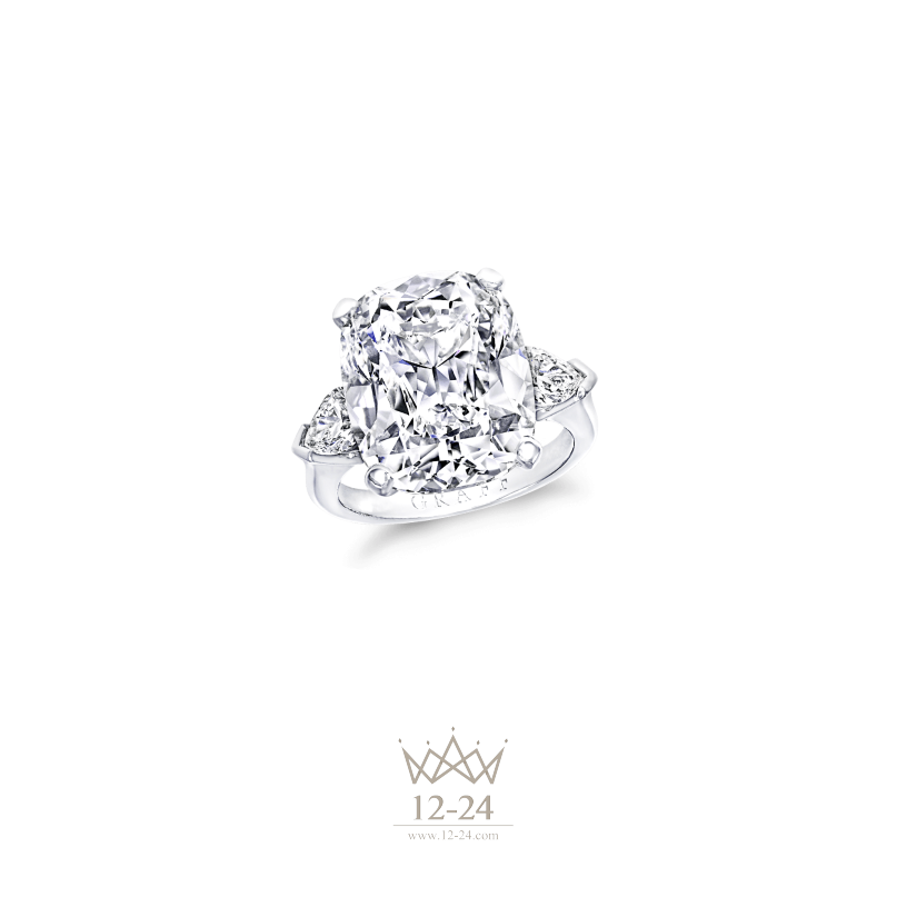 Graff Cushion Cut Diamond Ring GR27565