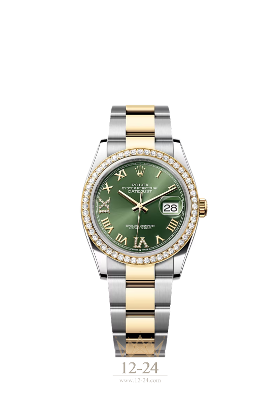 Rolex Oyster 36 мм Steel Yellow gold and Diamonds 126283rbr-0012