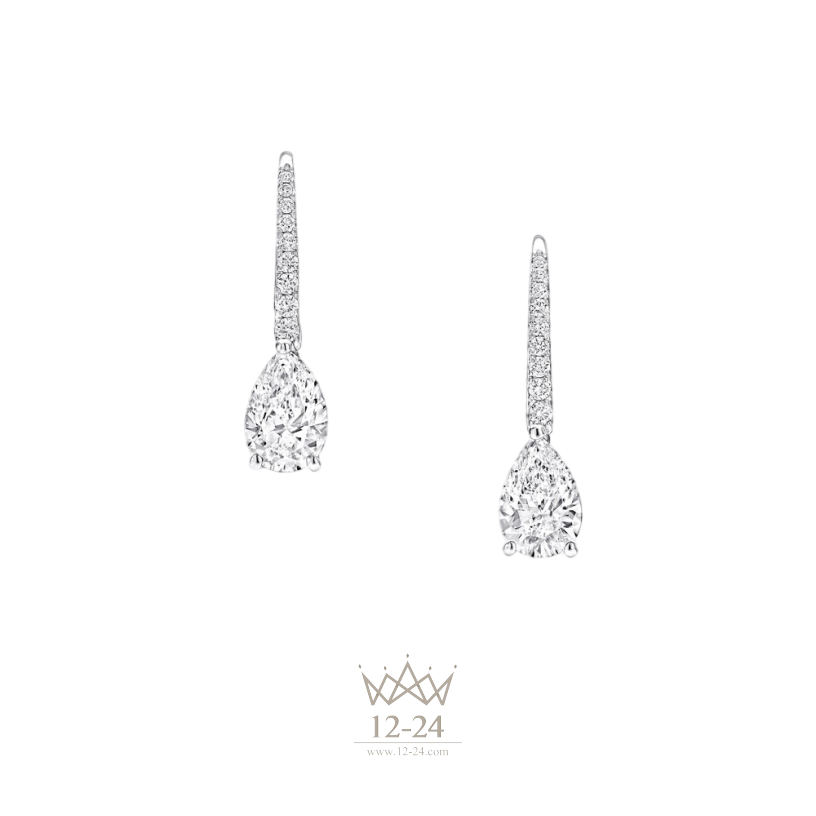 Graff Pear Shape Diamond Earrings PF01