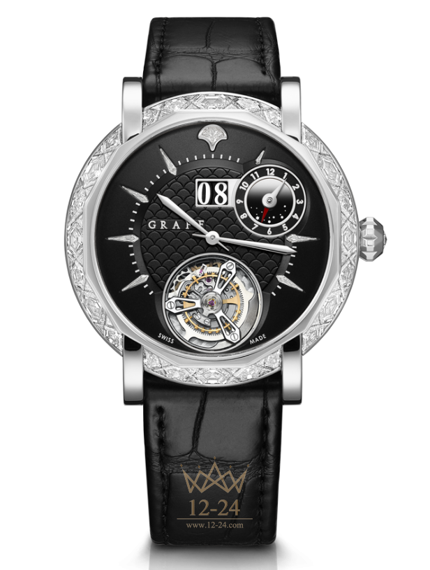 Graff MasterGraff Grand Date Dual Time Tourbillon 43mm MGUGMT43PTDBL1