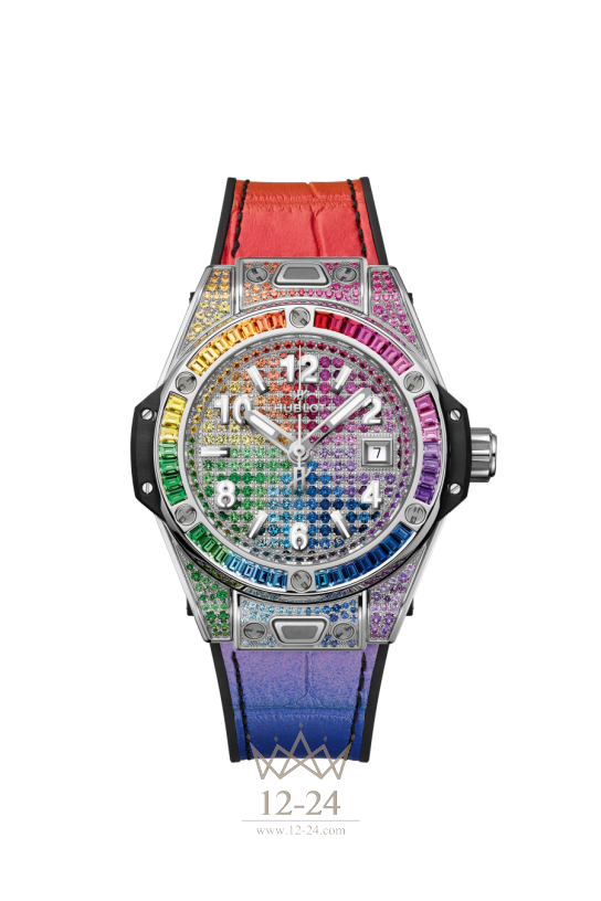 Hublot One Click Steel Rainbow 485.SX.9900.LR.0999