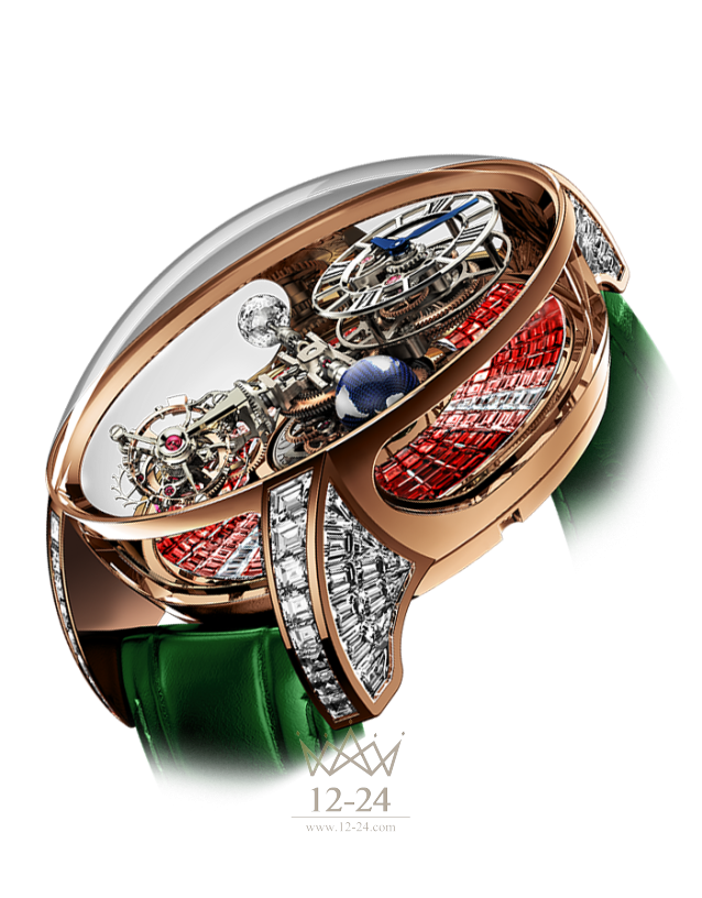 Jacob &amp; Co Astronomia Tourbillon Baguette Ruby Degrade AT800.40.BD.UE.B