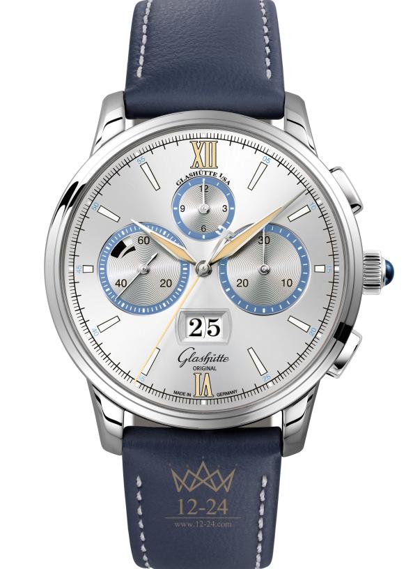 Glashutte Chronograph — The Capital Edition «Short Fold clasp» 1-37-01-06-03-55
