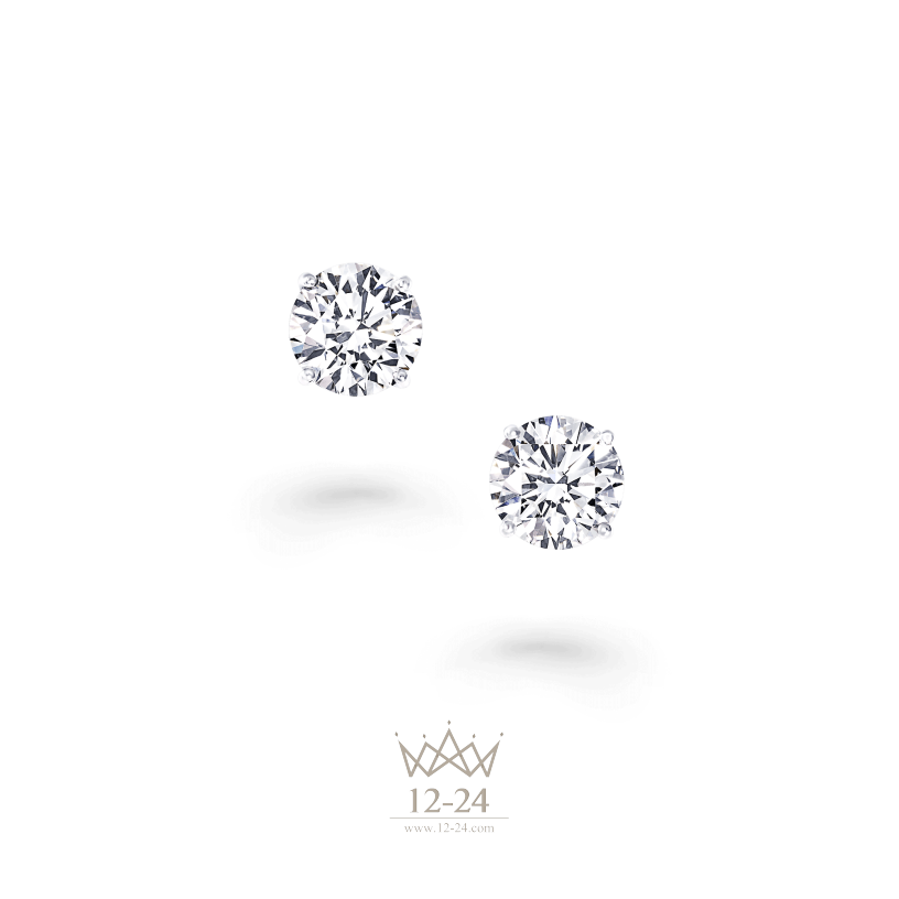 Graff Round Stud Earrings Diamond RST02