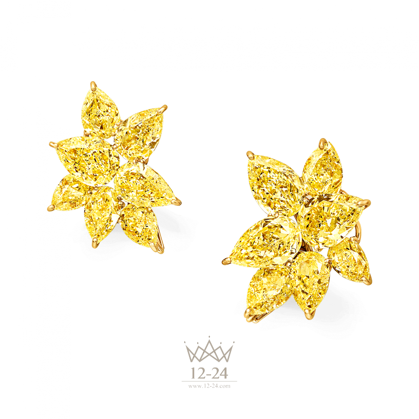 Graff Yellow Diamond Earrings GE28468