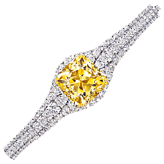 Украшение Graff Yellow and White Diamond Bracelet GB5971 — дополнительная миниатюра 1