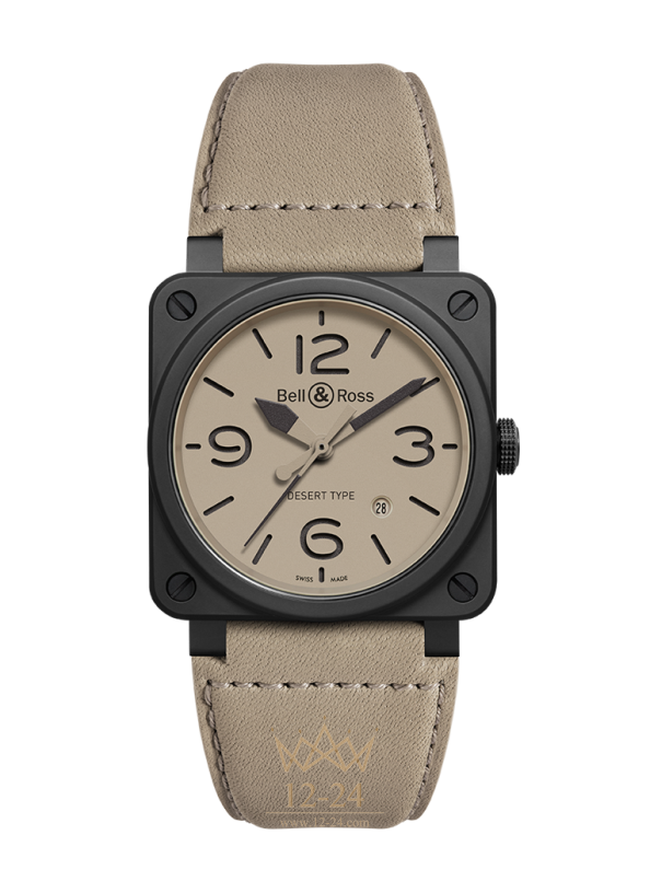 Bell &amp; Ross BR 03-92 DESERT TYPE CERAMIC BR0392-DESERT-CE