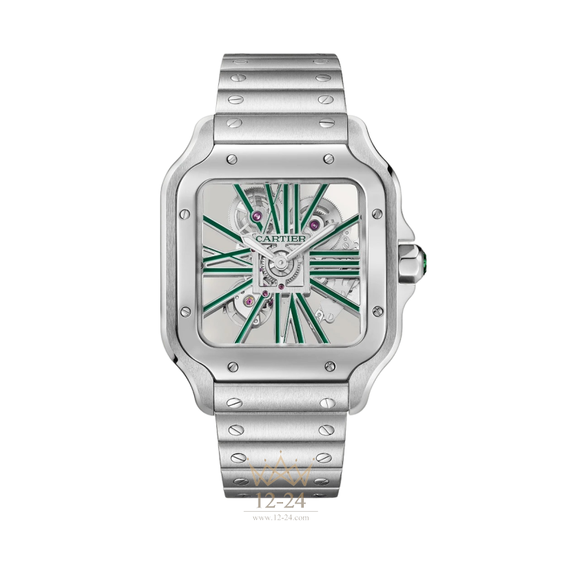 Cartier Santos Skeleton Large Model WHSA0028
