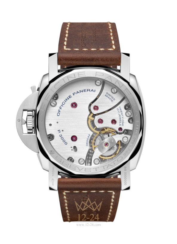 Panerai Luminor 1950 3 Days Acciao — 47 мм PAM00663