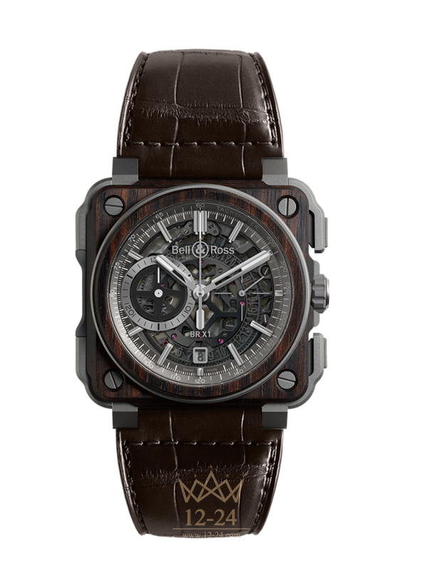 Bell &amp; Ross BR-X1 WOOD BRX1-WD-TI