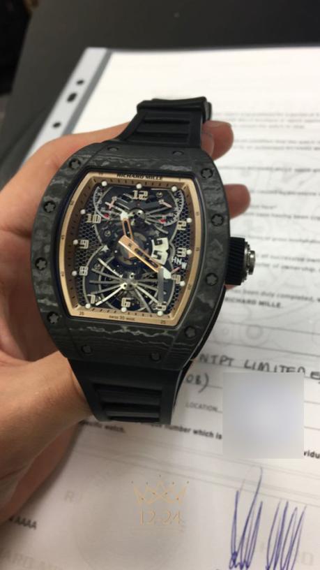 Richard Mille Richard Mille Rose Gold NTPT Aerodune Tourbillone Dual Time RM 022 RG NTPT