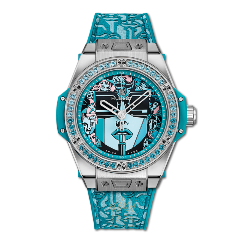 Hublot One Click Marc Ferrero Steel Turquoise 465.SX.1190.VR.1207.LIP19