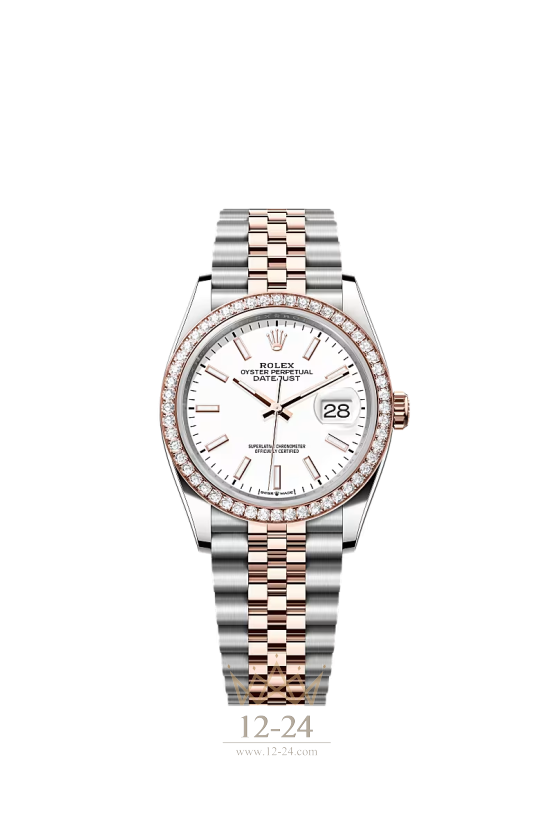 Rolex Oyster 36 мм Steel Gold Everose and Diamonds 126281rbr-0005