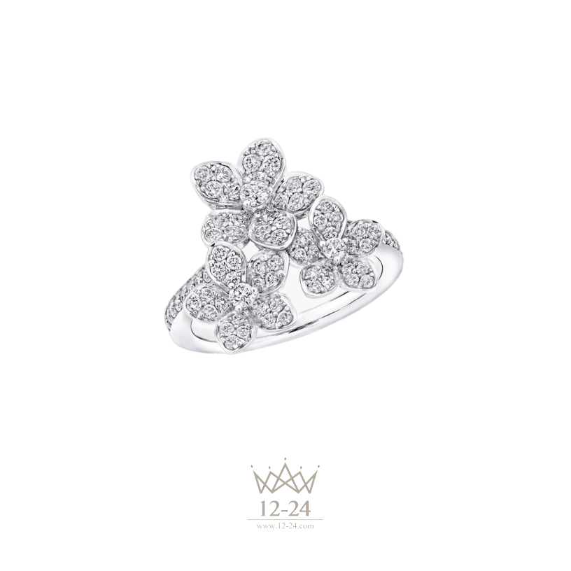 Graff Wild Flower Diamond Cluster Ring RGR843