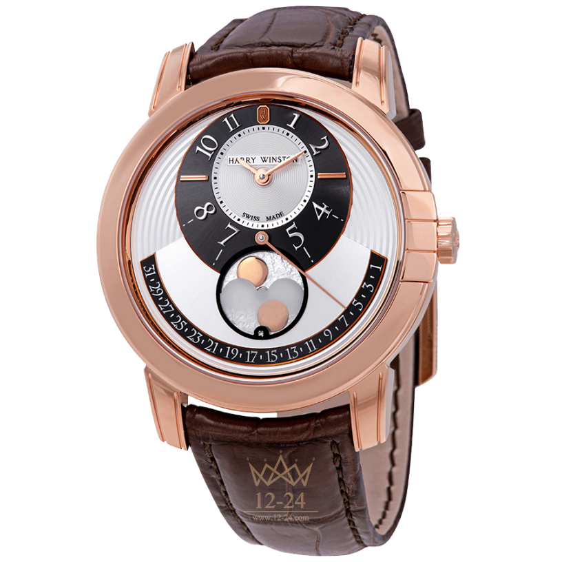 Harry Winston Moon Phase Automatic Rose Gold 42mm MIDAMP42RR001