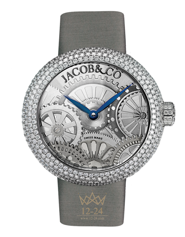 Jacob &amp; Co BRILLIANT HALF PAVE 210.030.10.RH.OX.3RD