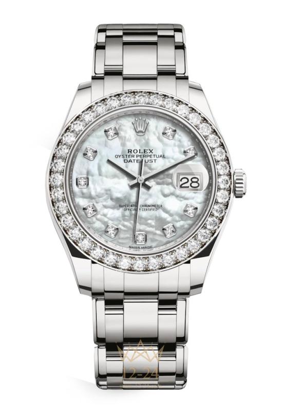 Rolex 39 мм White Gold and Diamonds 86289-0001