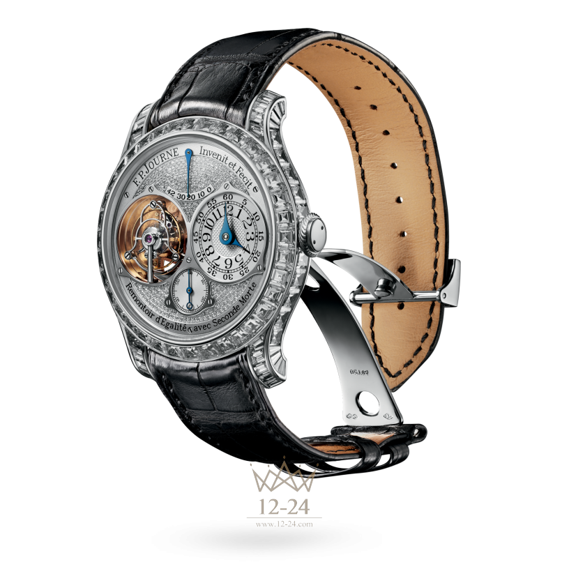 F.P.Journe Tourbillon Souverain With Diamonds FPJ-Co-Jewellery-TourbillonSouv-AL-CuirPl