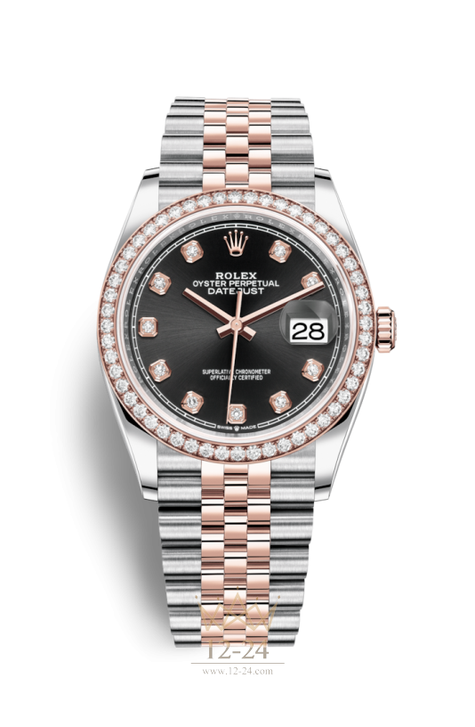 Rolex Oyster 36 мм Steel Gold Everose and Diamonds 126281rbr-0007