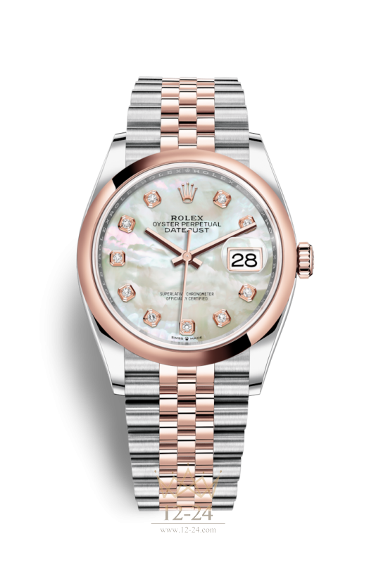 Rolex Oyster 36 мм Steel and Gold Everose 126201-0021