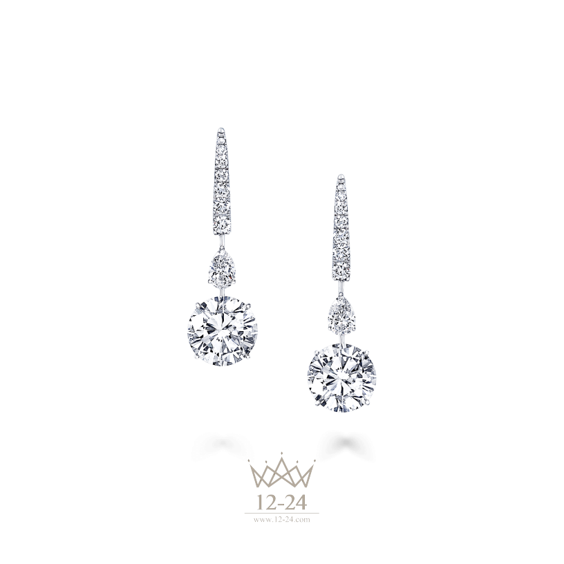Graff Round Earrings Diamond GE11932
