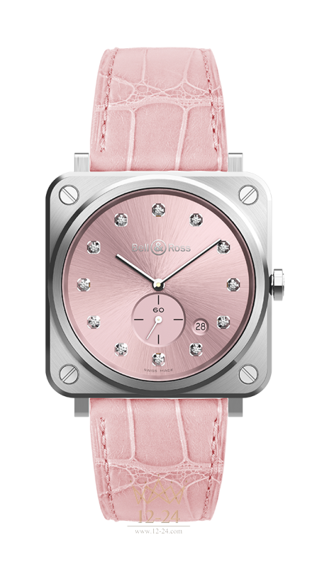 Bell &amp; Ross BR S Novarosa Diamonds BRS-PK-ST-DIA/SCR