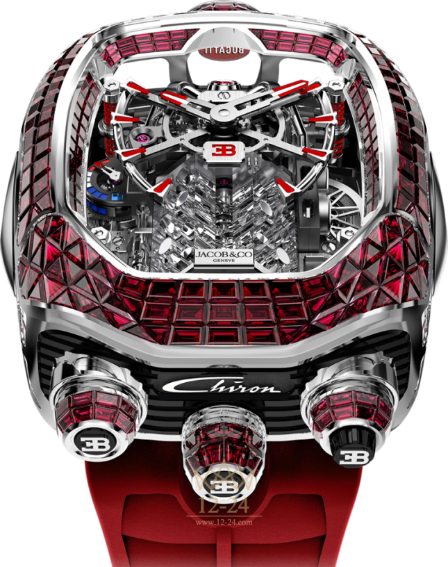 Jacob &amp; Co Bugatti Chiron Tourbillon Baguette BU800.30.BR.UA.A