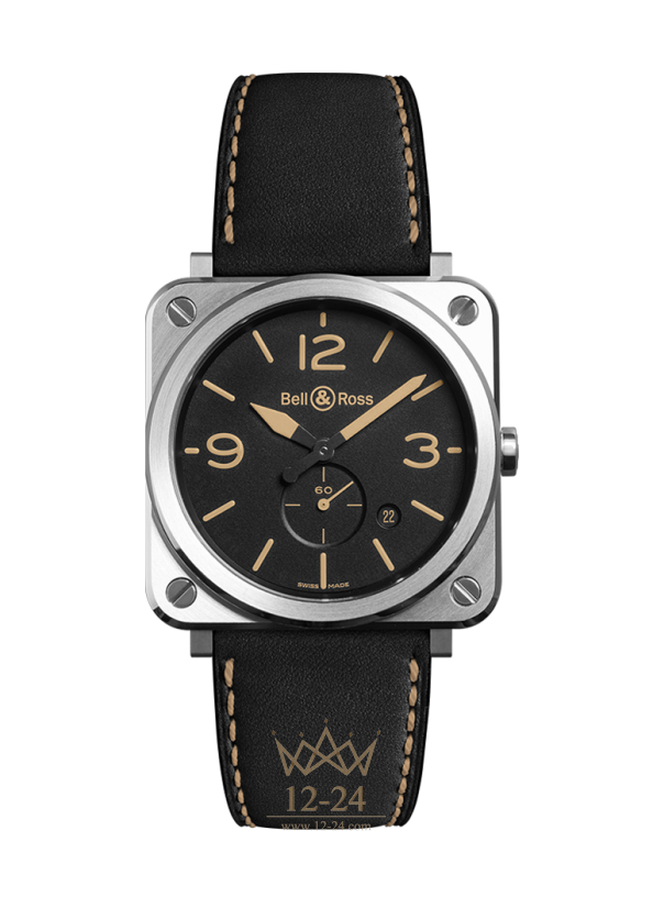 Bell &amp; Ross BR S STEEL HERITAGE BRS-HERI-ST/SCA