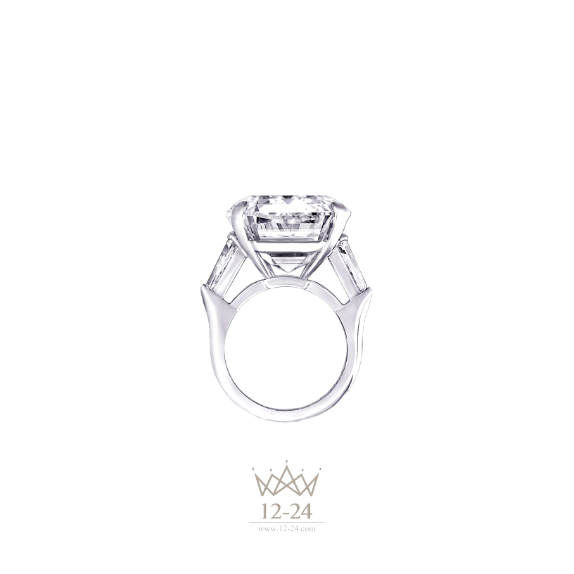 Graff Emerald Cut Diamond Ring GR34432