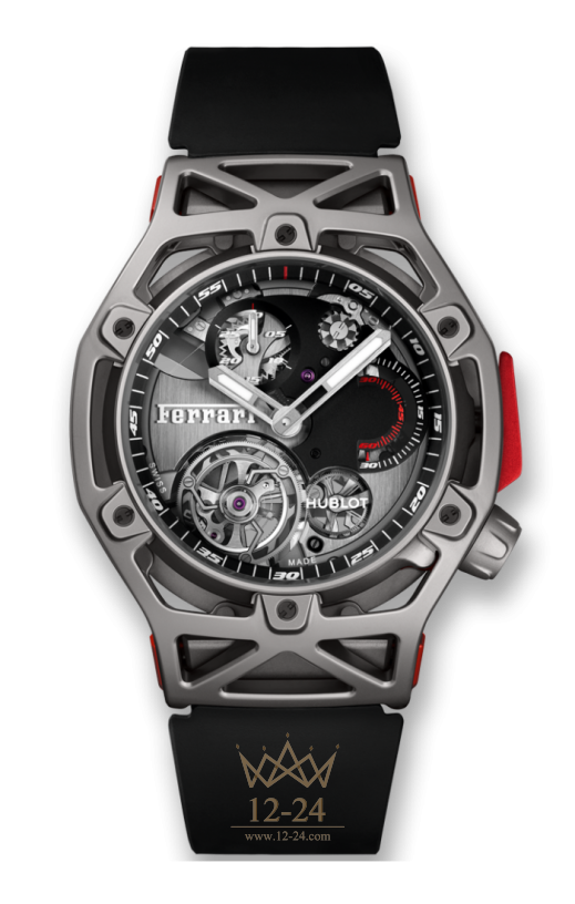 Hublot Techframe Ferrari Tourbillon Chronograph Titanium 408.NI.0123.RX