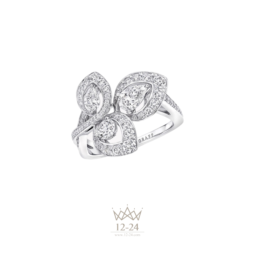 Graff Peony Diamond Cluster Ring RGR832