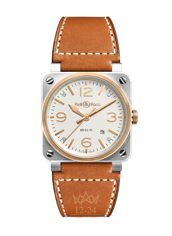 Bell &amp; Ross BR 03-92 STEEL &amp; ROSE GOLD BR0392-ST-PG/SCA