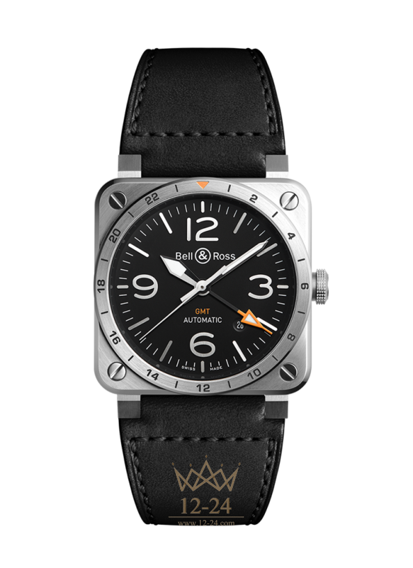 Bell &amp; Ross BR 03-93 GMT BR0393-GMT-ST/SCA