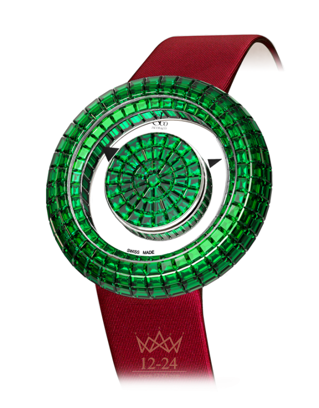 Jacob &amp; Co BRILLIANT MYSTERY FULL BAGUETTE 210.525.30.BE.BE.3BE