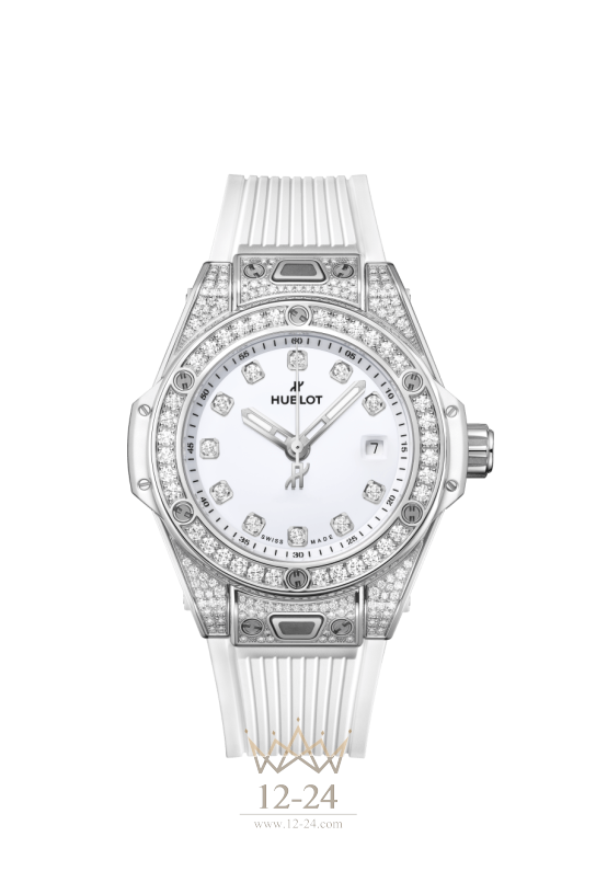 Hublot One Click Steel White Pavé 485.SE.2210.RW.1604