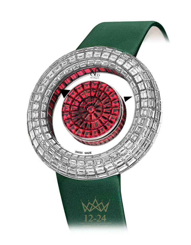 Jacob &amp; Co BRILLIANT MYSTERY FULL BAGUETTE 210.525.30.BD.BR.3BD