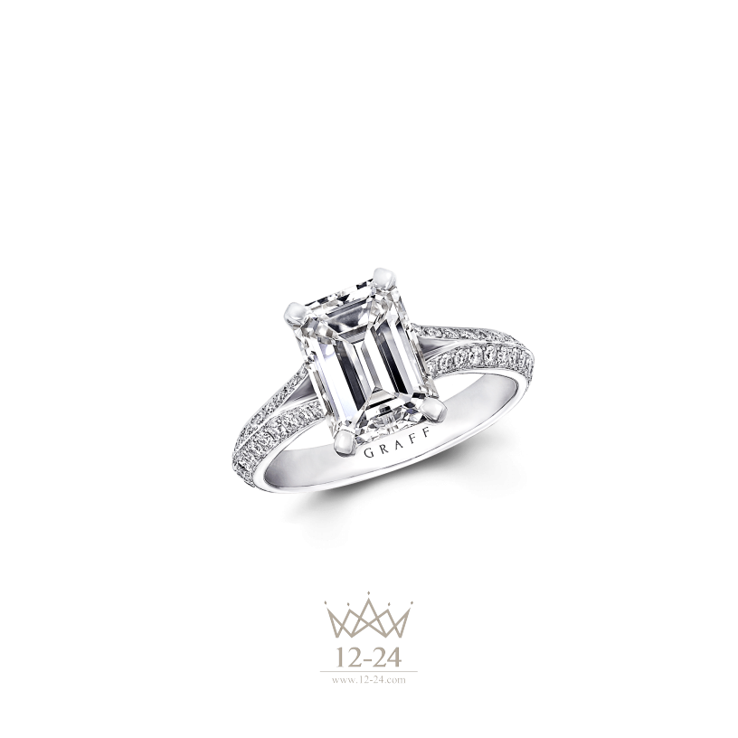 Graff Legacy Emerald Cut Diamond Engagement Ring RGR309E