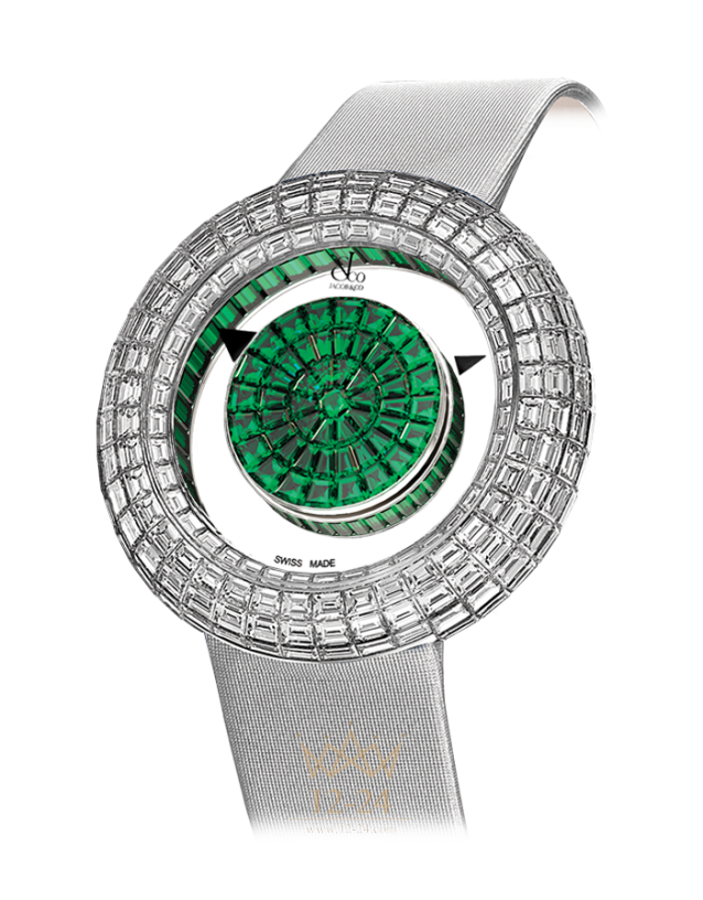 Jacob &amp; Co BRILLIANT MYSTERY FULL BAGUETTE 210.525.30.BD.BD.3BD