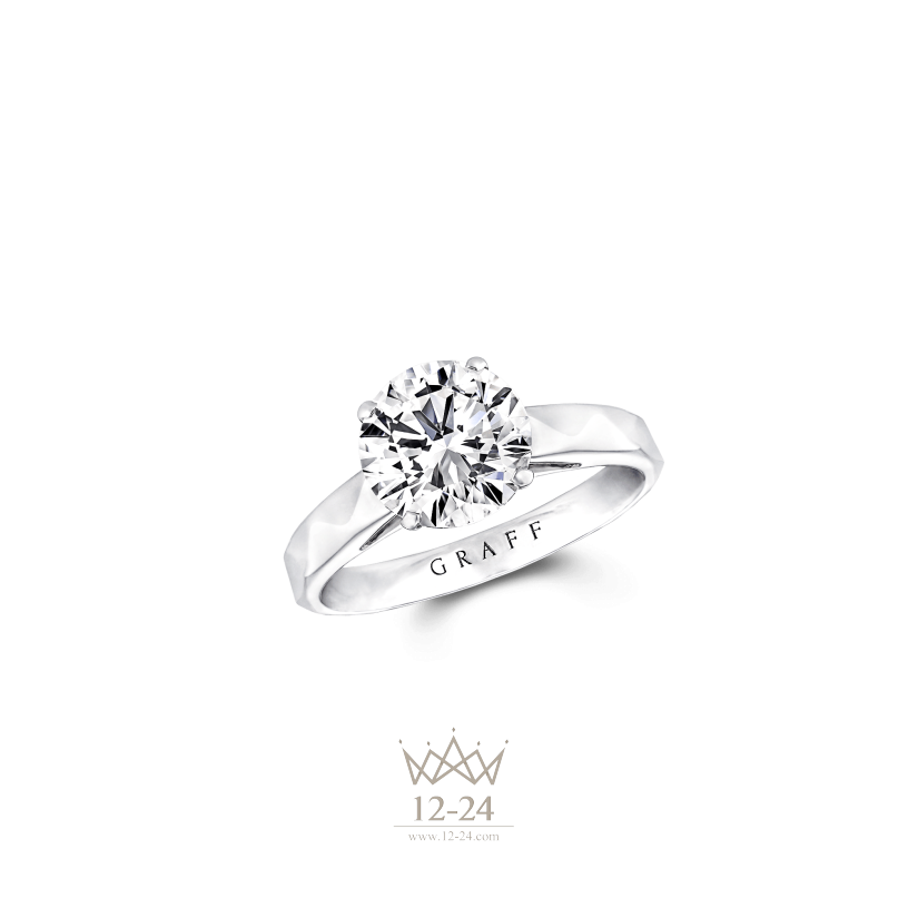 Graff Laurence Graff Signature Round Diamond Engagement Ring RGR439R