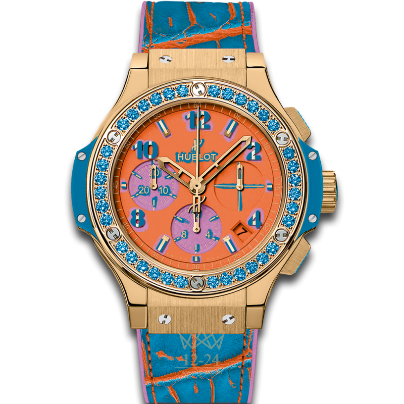 Hublot Pop Art Yellow Gold Blue 41 mm 341.VL.4789.LR.1207.POP15